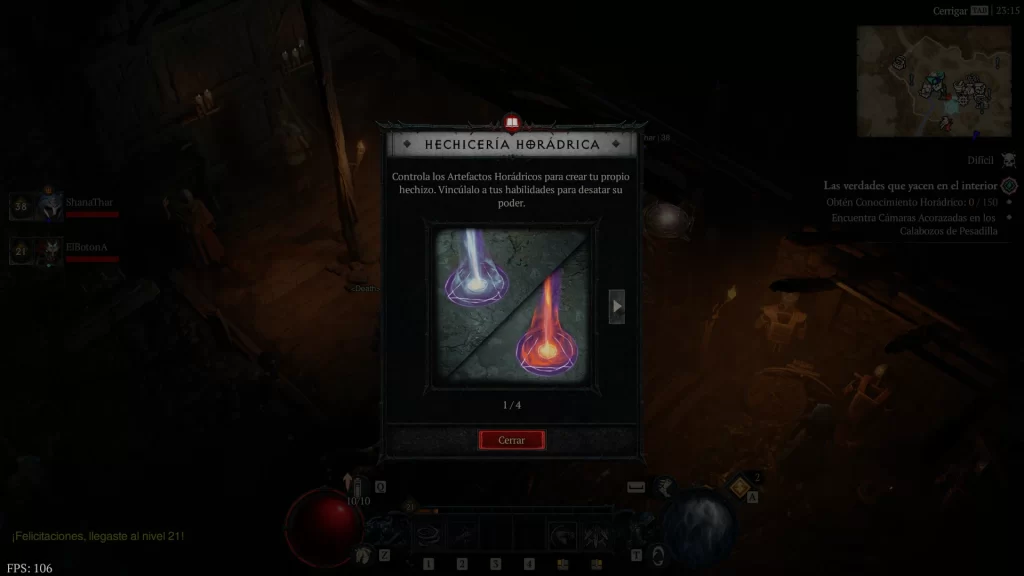 Diablo 4 Temporada 9 - Hechizos Horádricos